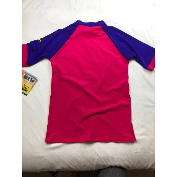NWT Radicool Skins Girls 2 Sun Protection Rash Guard Swim Shirt Top - Picture 2 of 7